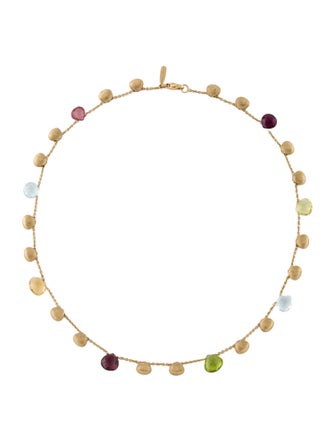 Marco Bicego 18K Multistone Station Necklace