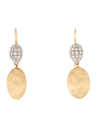 Marco Bicego 18K Diamond Drop Earrings