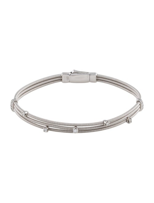 Marco Bicego 18K Diamond Goa 3 Strand Station Bracelet