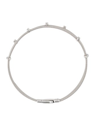 Marco Bicego 18K Diamond Goa 3 Strand Station Bracelet