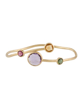 Marco Bicego 18K Jaipur Multi-Stone Cuff Bracelet