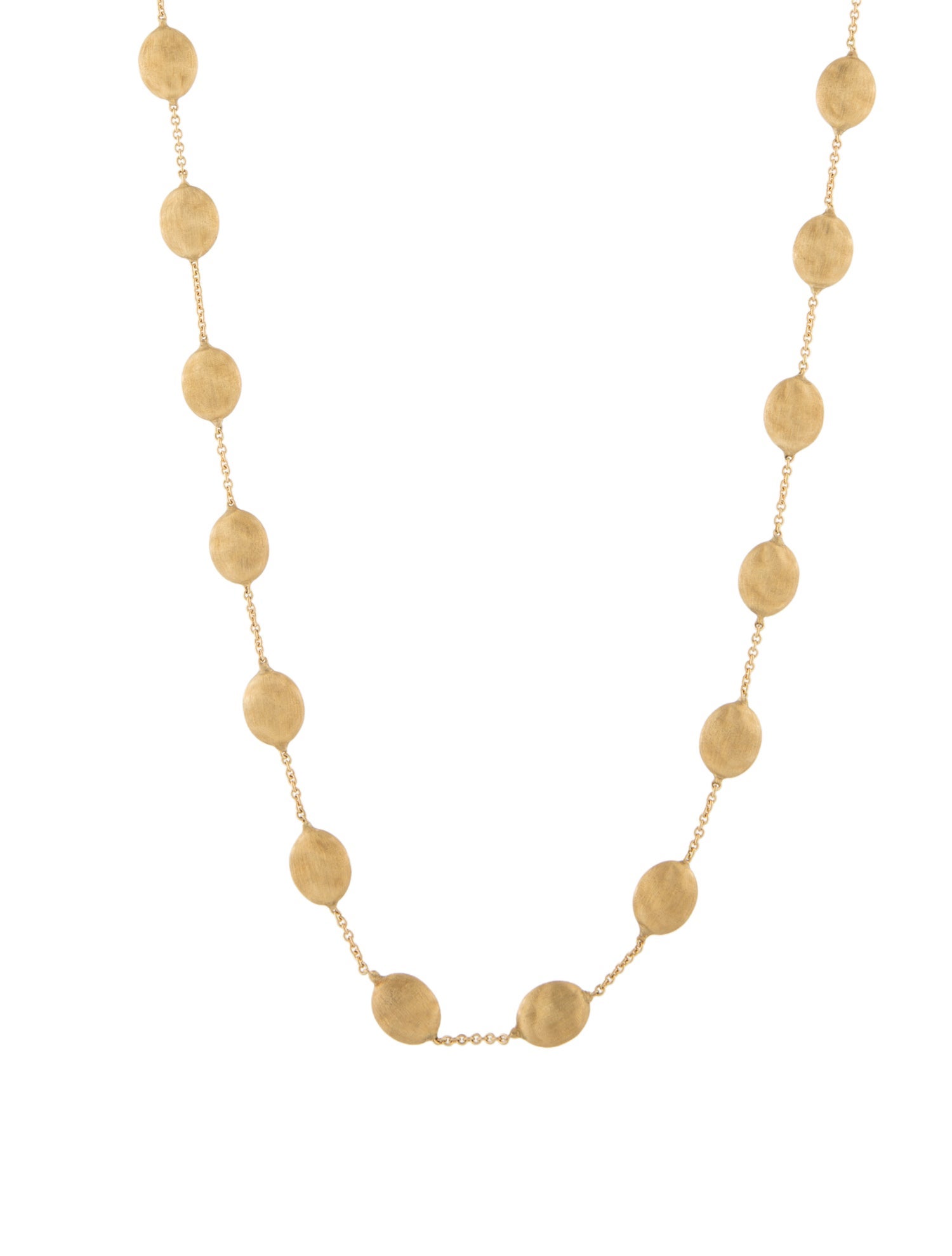 Marco Bicego 18K Siviglia Large Bean Long Necklace