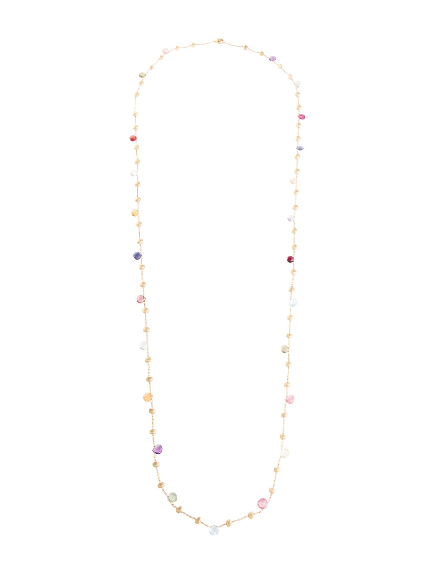 Marco Bicego 18K Multistone Paradise Station Necklace