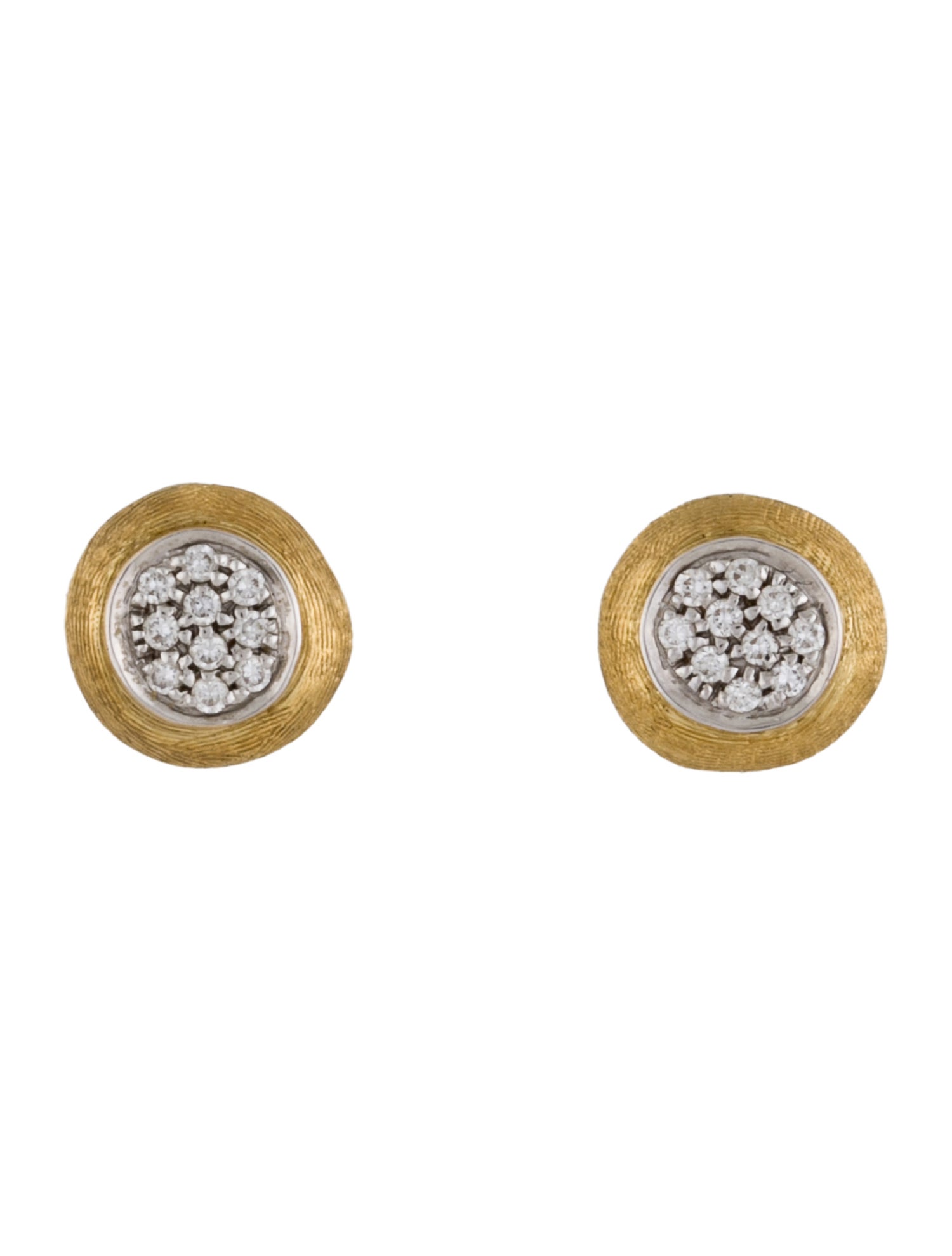 Marco Bicego 18K Diamond Jaipur Stud Earrings