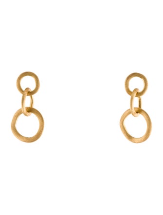 Marco Bicego 18K Yellow Long Link Drop Earrings