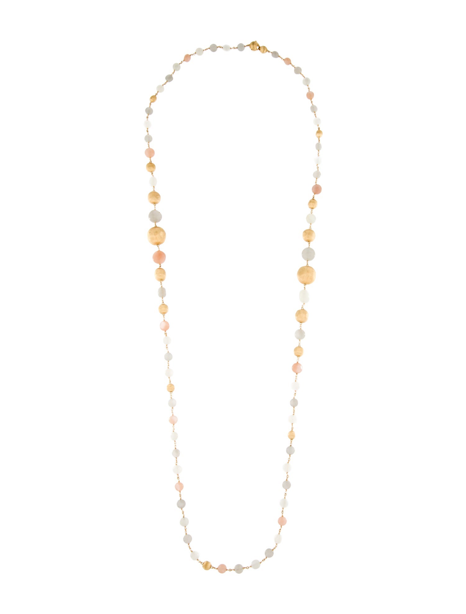 Marco Bicego 18K Moonstone Africa Bead Long Necklace