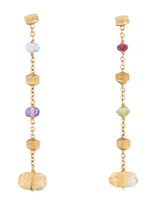Marco Bicego 18K Multistone Paradise Drop Earrings