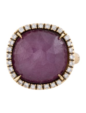Marco Bicego 18K Ruby & Diamond Jaipur Cocktail Ring