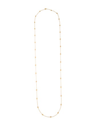 Marco Bicego 18K Siviglia Small Bead Long Station Necklace