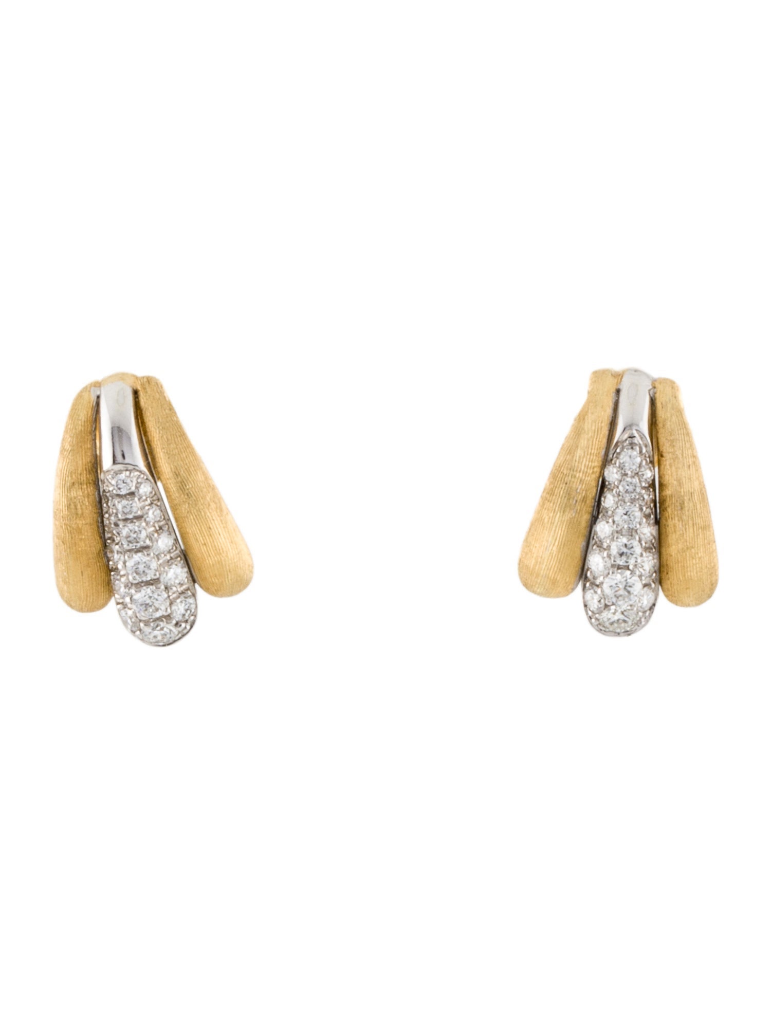 Marco Bicego 18K Diamond Lucia Stud Earrings