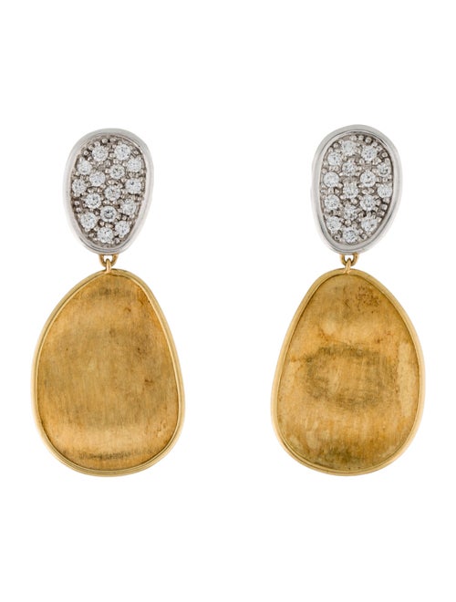 Marco Bicego 18K Diamond Lunaria Drop Earrings