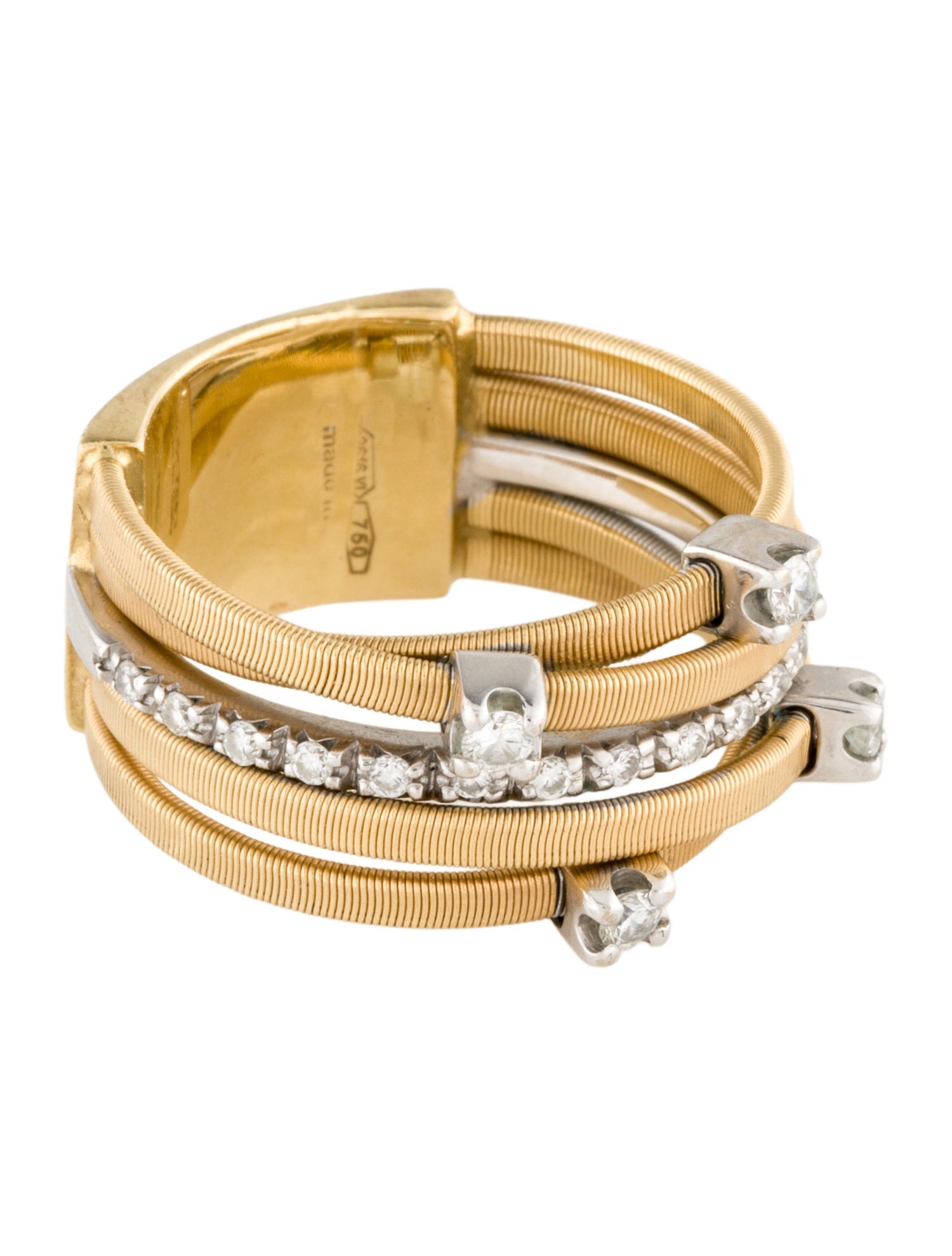 Marco Bicego 18K Diamond GOA 5-Strand Ring