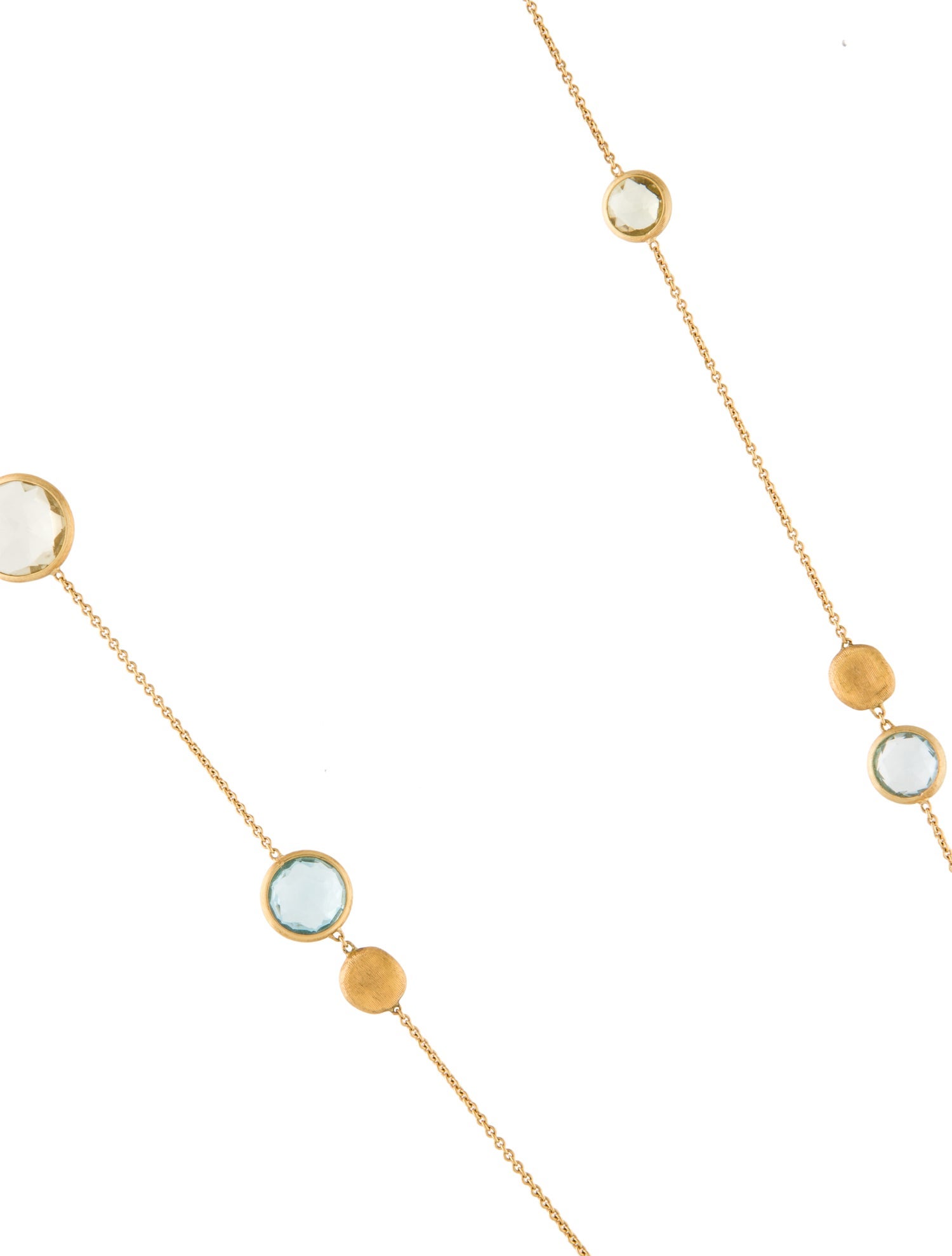 Marco Bicego 18K Multistone Long Station Necklace