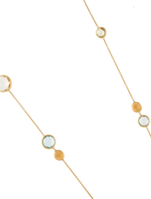 Marco Bicego 18K Multistone Long Station Necklace