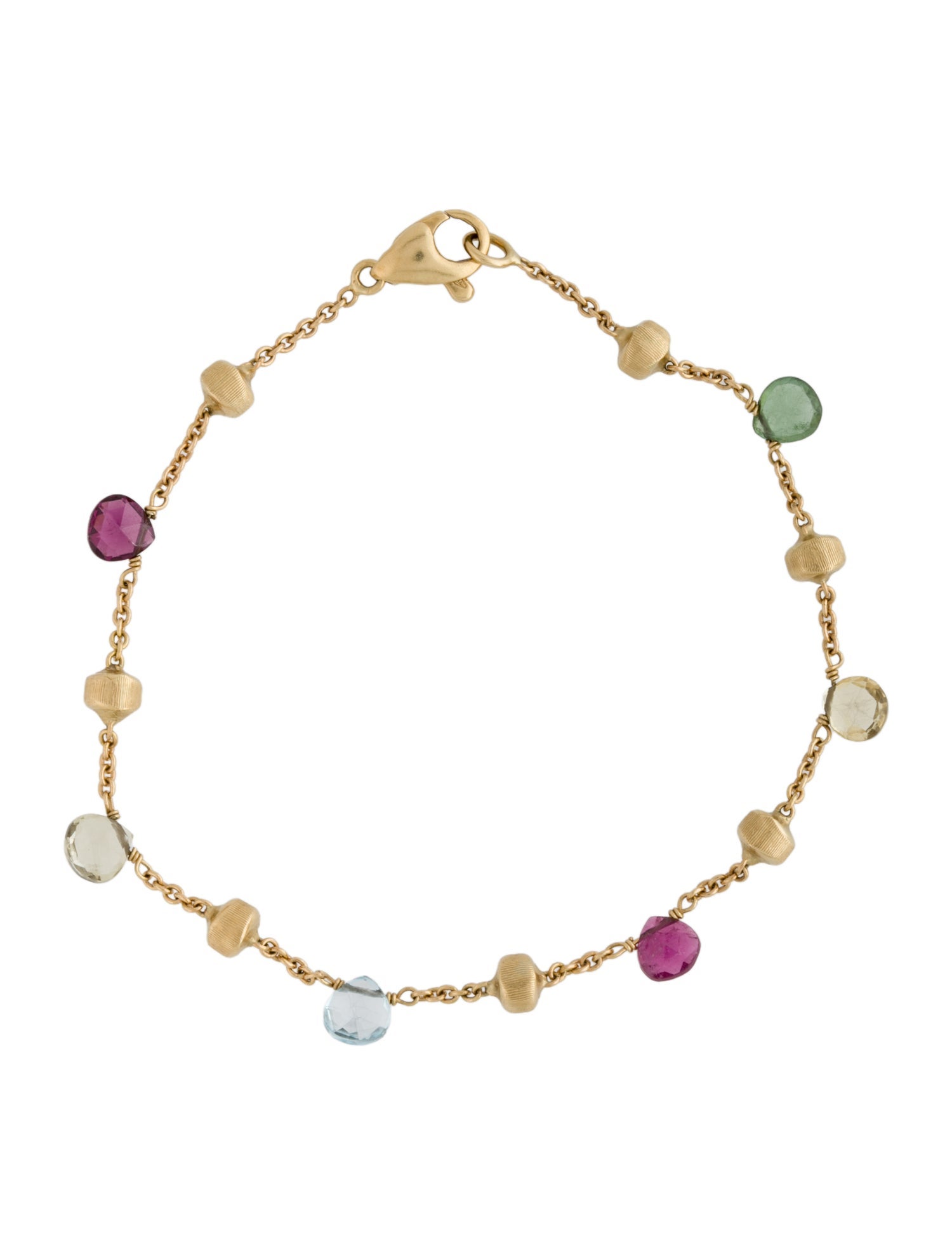 Marco Bicego 18K Multistone Bead Strand Bracelet