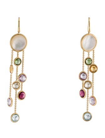Marco Bicego 18K Mother of Pearl & Multistone Drop Earrings