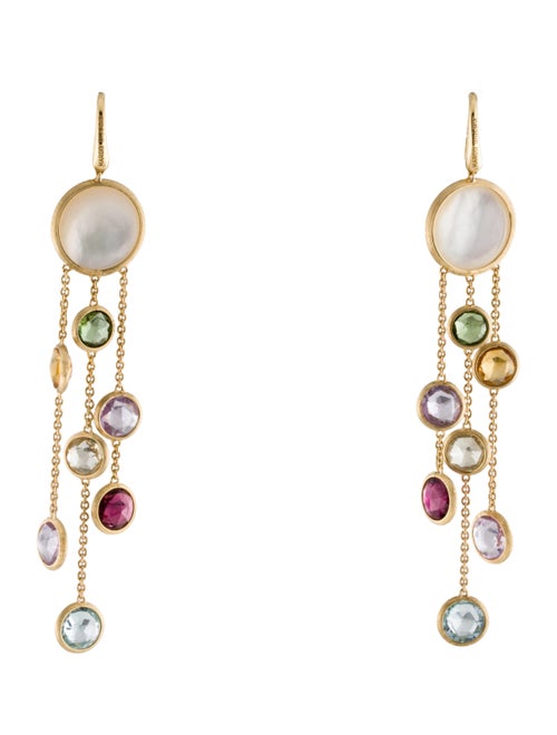 Marco Bicego 18K Mother of Pearl & Multistone Drop Earrings
