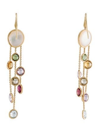 Marco Bicego 18K Mother of Pearl & Multistone Drop Earrings