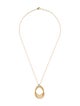 Marco Bicego 18K Diamond Cairo Triple Teardrop Pendant Necklace