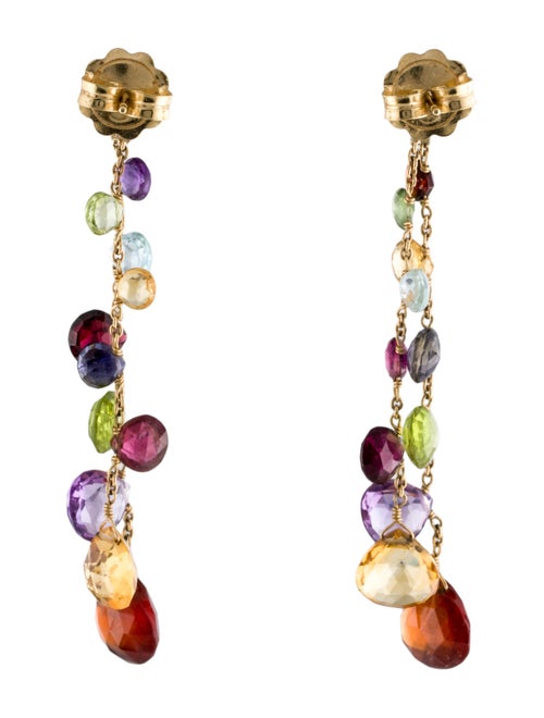 Marco Bicego 18K Multistone Paradise Drop Earrings