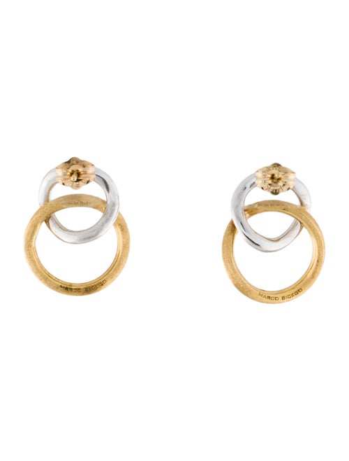 Marco Bicego 18K Diamond Link Drop Earrings