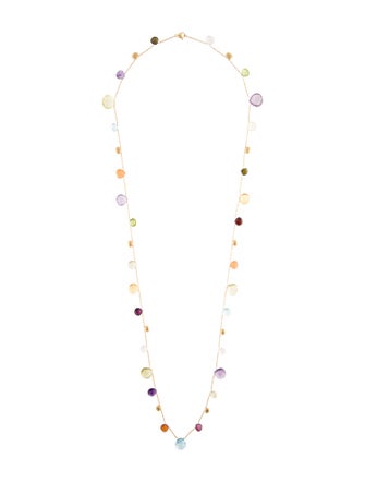 Marco Bicego 18K Multistone Station Necklace