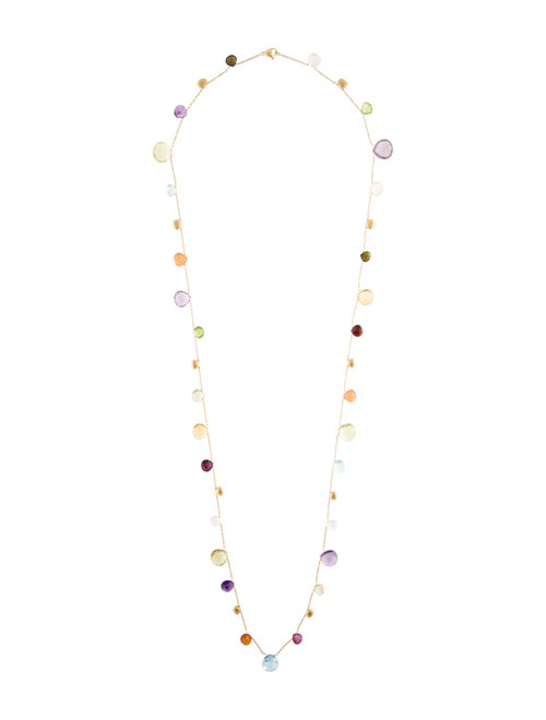 Marco Bicego 18K Multistone Station Necklace
