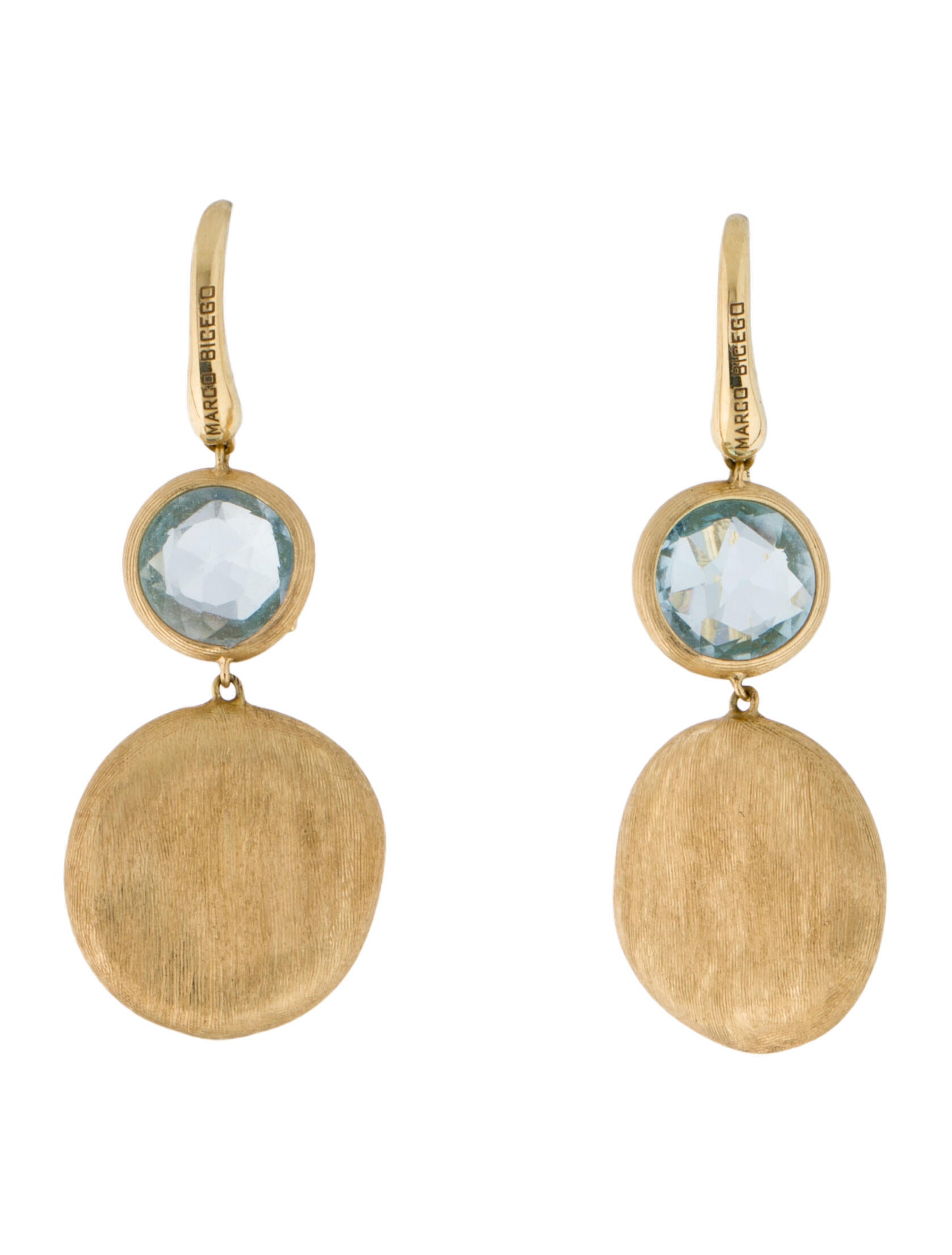 Marco Bicego 18K Topaz Drop Earrings
