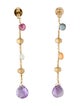Marco Bicego 18K Amethyst, Garnet, Quartz & Tourmaline Paradise Drop Earrings