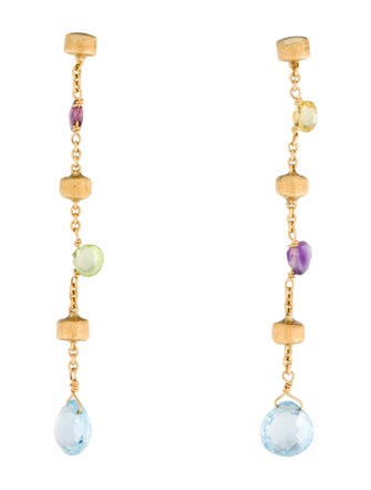 Marco Bicego 18K Multistone Drop Earrings