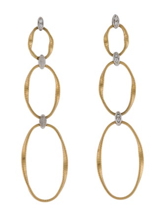 Marco Bicego 18K Diamond Drop Earrings