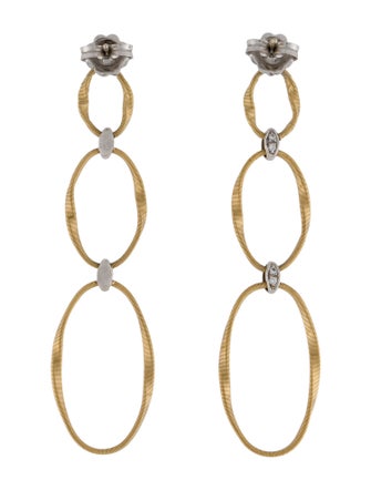 Marco Bicego 18K Diamond Drop Earrings