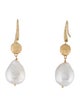 Marco Bicego 18K Pearl & Diamond Drop Earrings