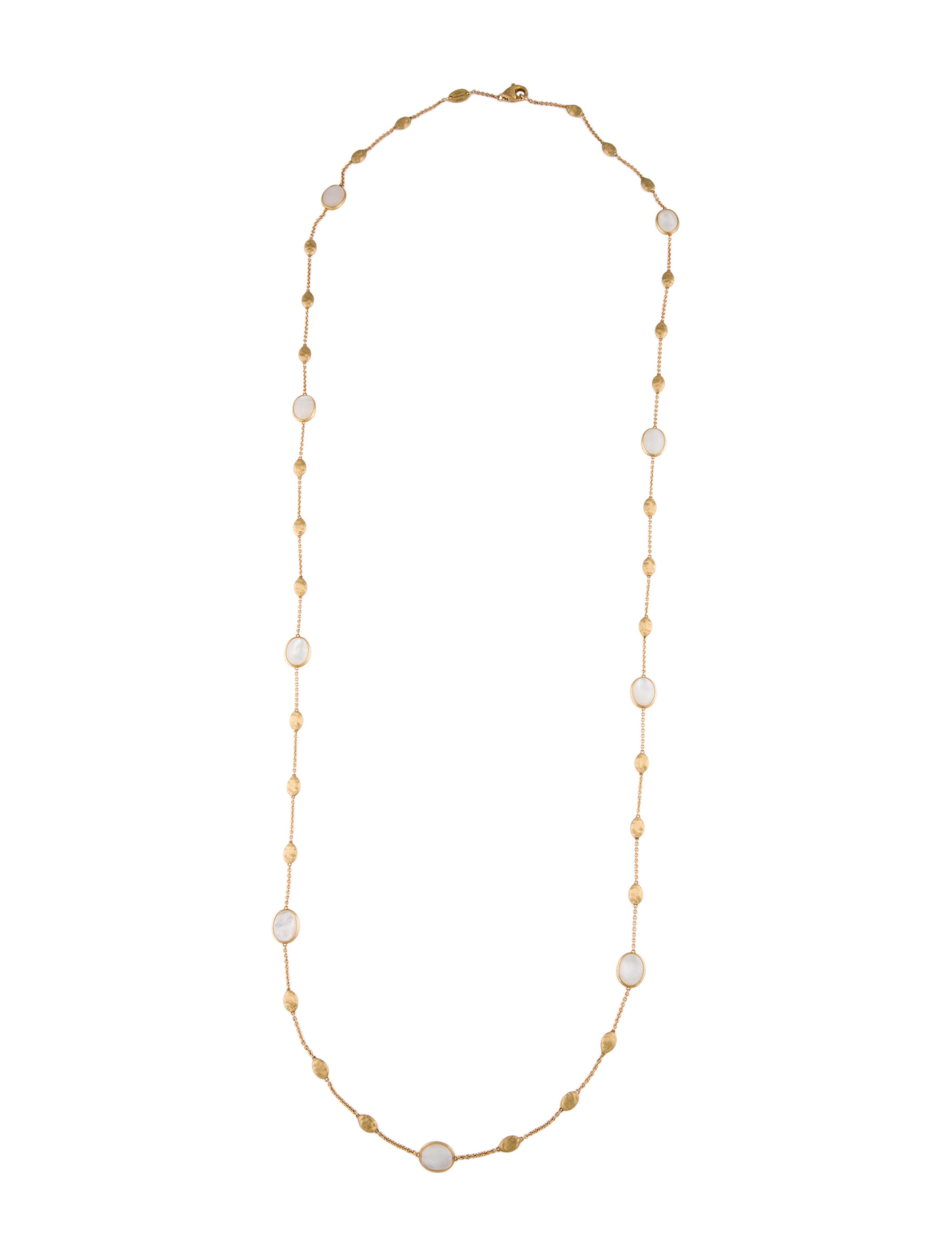 Marco Bicego Mother of Pearl Siviglia Station Necklace
