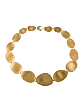 Marco Bicego 18K Lunaria Graduated Petal Collar Necklace