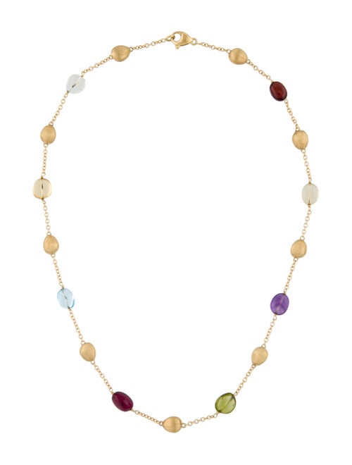 Marco Bicego 18K Multistone Siviglia Station Necklace
