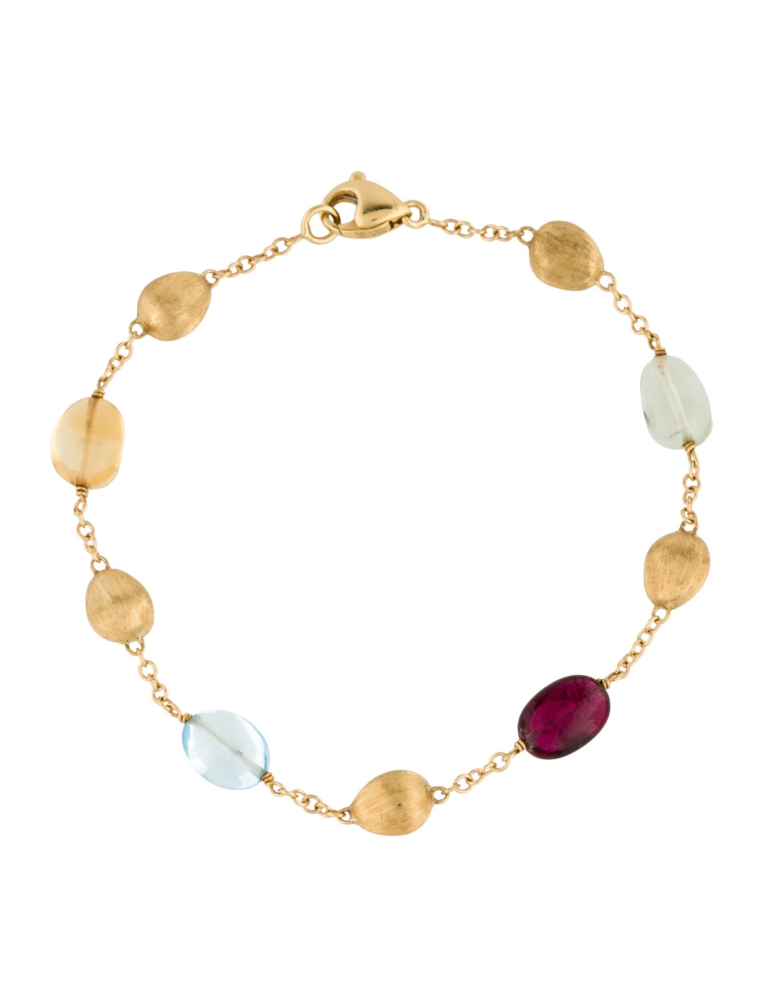 Marco Bicego 18K Multi-Stone Station Bracelet