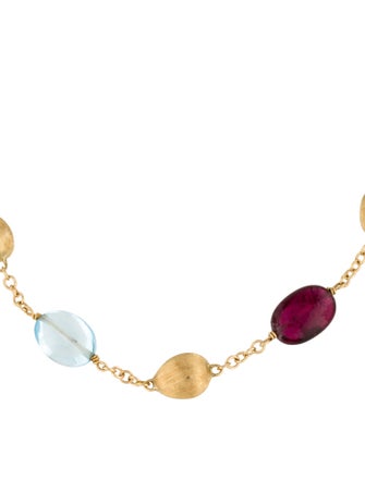 Marco Bicego 18K Multi-Stone Station Bracelet
