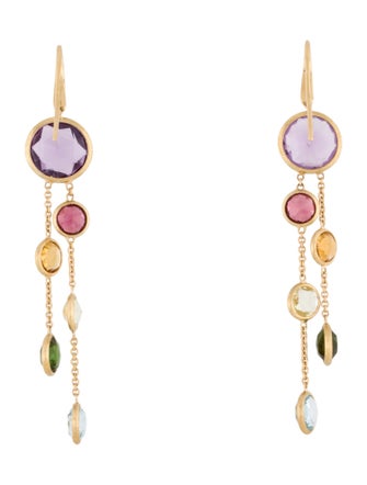 Marco Bicego 18K Jaipur Multi-Stone Drop Earrings