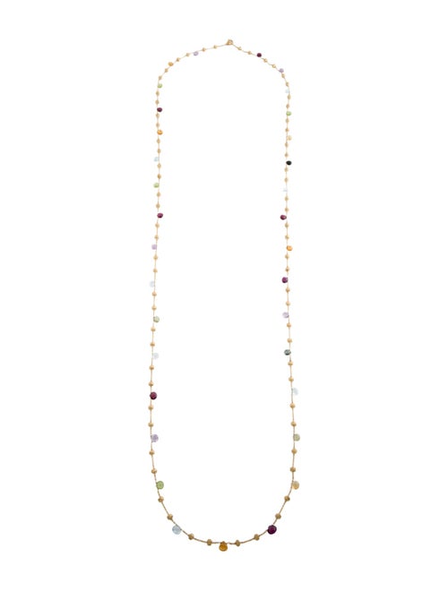 Marco Bicego 18K Multistone Long Necklace