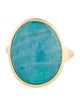 Marco Bicego 18K Aquamarine Lunaria Cocktail Ring