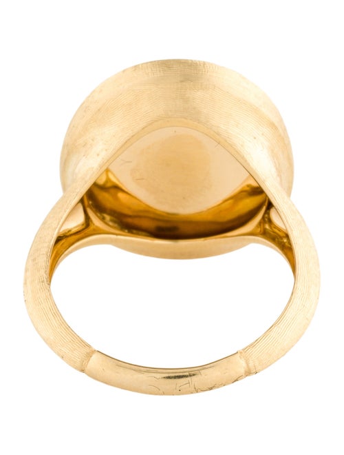 Marco Bicego 18K Aquamarine Lunaria Cocktail Ring