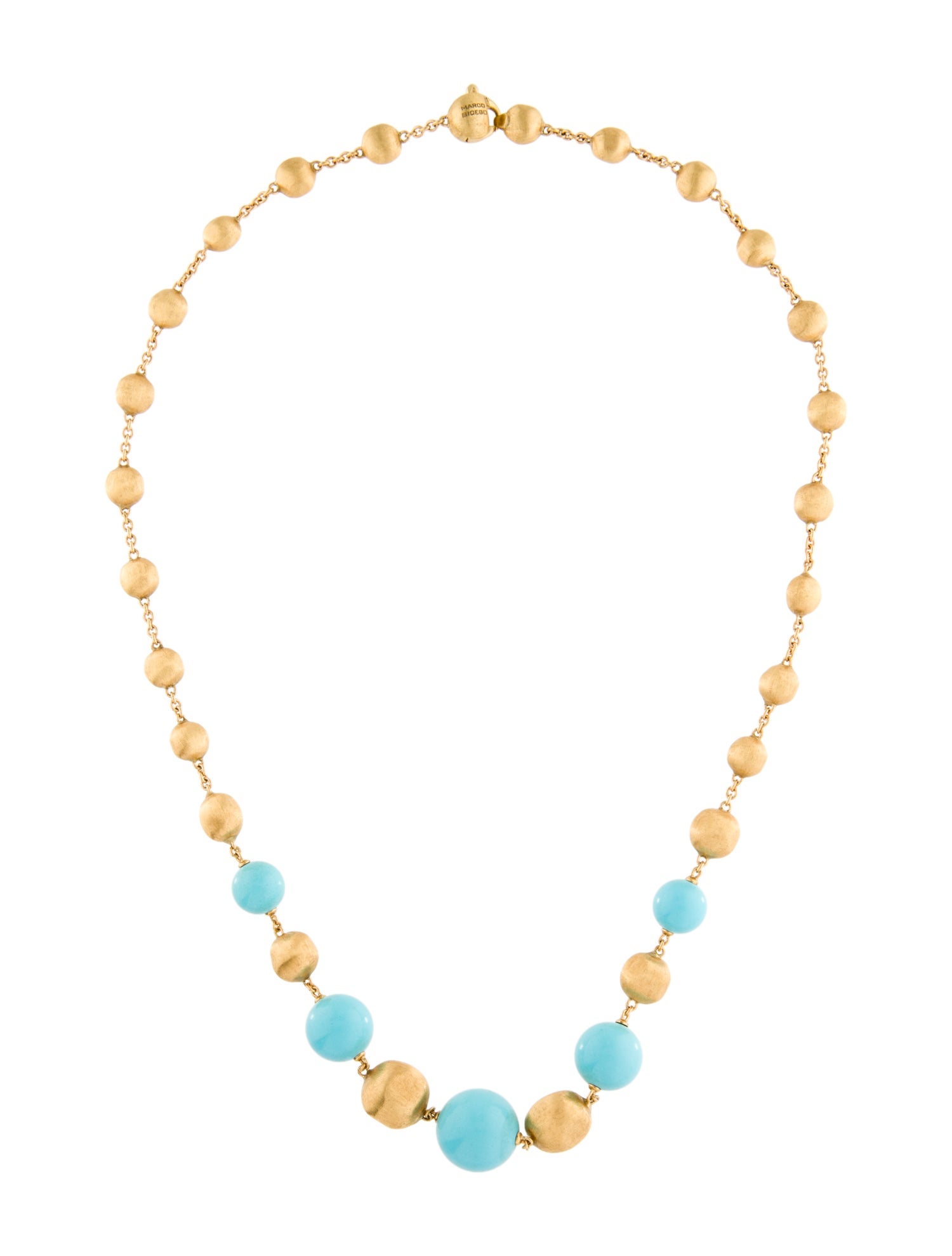 Marco Bicego 18K Turquoise Africa Necklace