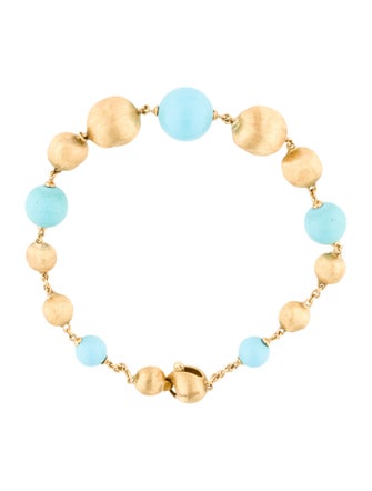 Marco Bicego 18K Turquoise Africa Bracelet