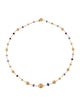 Marco Bicego 18K Multi Stone Station Necklace