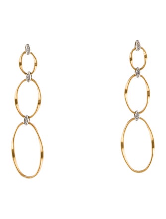Marco Bicego 18K Diamond Marrakech Onde Drop Earrings