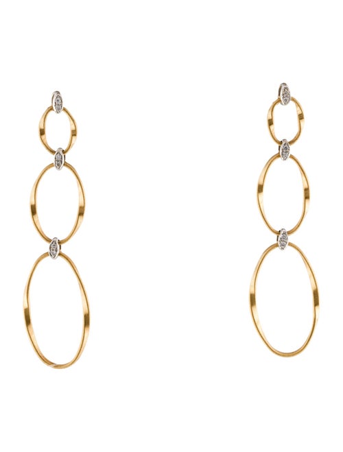 Marco Bicego 18K Diamond Marrakech Onde Drop Earrings