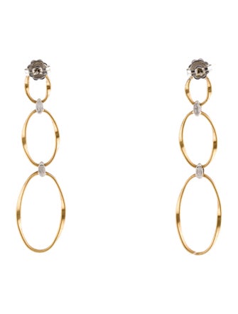 Marco Bicego 18K Diamond Marrakech Onde Drop Earrings