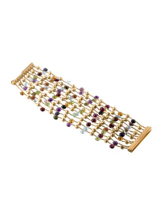 Marco Bicego 18K Multi-stone Paradise 10-Strand Bracelet