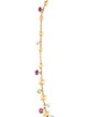 Marco Bicego 18K Rhodolite, Aquamarine & Peridot Station Necklace